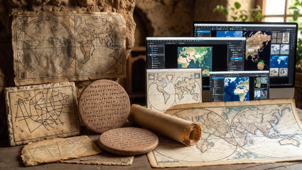 The Evolution of Maps: From Clay Tablets to AI-Powered GIS